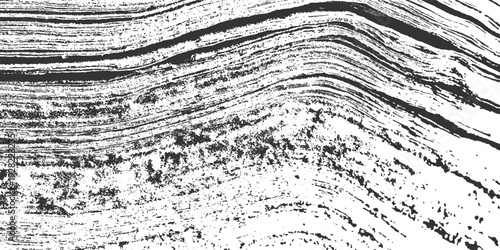 Abstract monochrome textured background with wavy dark lines and speckled white areas
