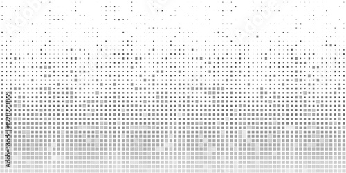 Geomatric shape pixelet glitch seamless pattern modern creative texture background noise halftone abstract square repeatable grid wallpaper