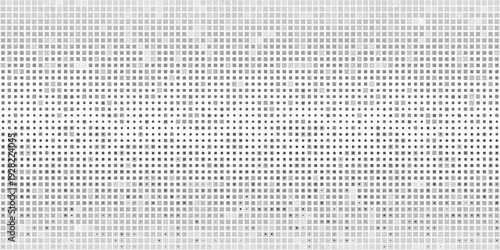Geomatric shape pixelet glitch seamless pattern modern creative texture background noise halftone abstract square repeatable grid wallpaper