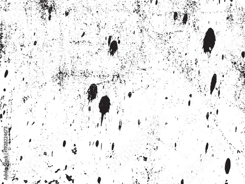 set of black ink splashes