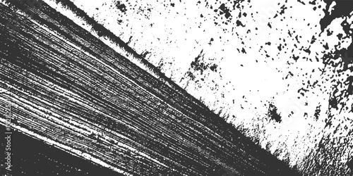 Diagonal textured grunge overlay with scattered speckles and rough brush strokes background abstract