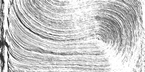 Close up of dark wood grain texture with swirling patterns and rough surface background