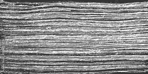 Black and white textured background with horizontal wavy lines and grainy effect abstract