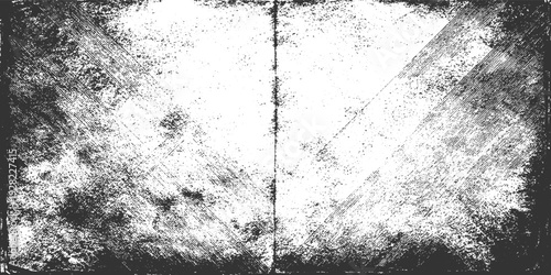 Black and white distressed grunge texture with diagonal lines and speckles