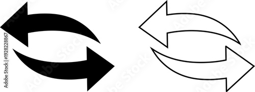 Circular arrows for business process concepts and data exchange