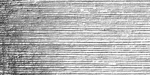 Black and white horizontal textured lines with rough grain and subtle speckles creating a distressed abstract background pattern