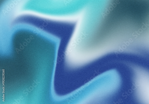 Teal Blue Abstract Curve Gradient Background Noise Texture Soft Blurred Modern Wallpaper Poster Banner Backdrop Design