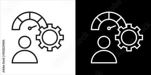 Performance Icon Sheet Black And White