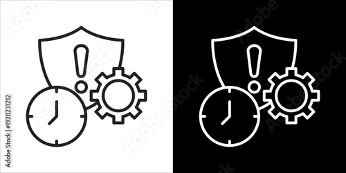 Mitigation Icon Sheet Black And White