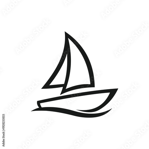 Boat icon design