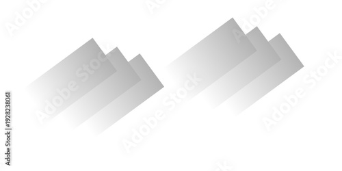 3d illustration of a blank white paper airplane isolated on a white background as a business concept for office document messaging and creative design template