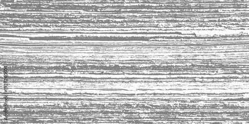 Horizontal grey textured stripes on white background abstract pattern
