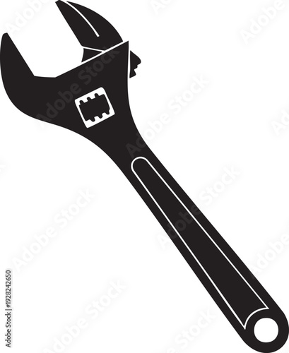 Adjustable wrench icon