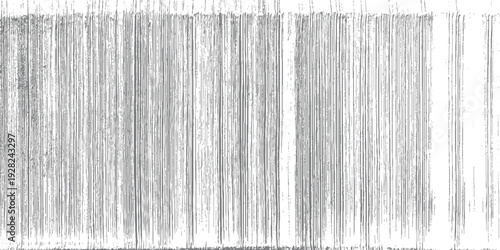 Abstract textured background of dense vertical gray lines and white spaces pattern