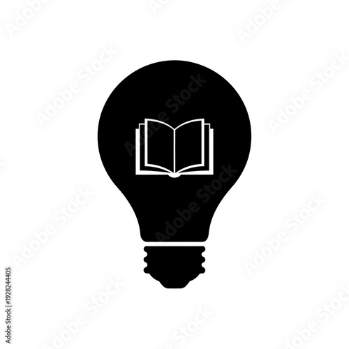 Concept of knowledge and creativity in a light bulb