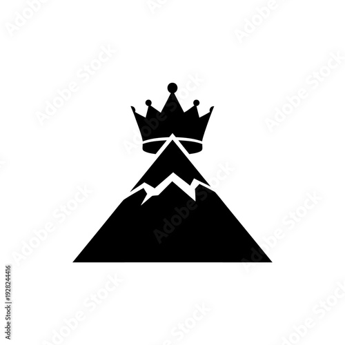 King Mountain Crown Symbol