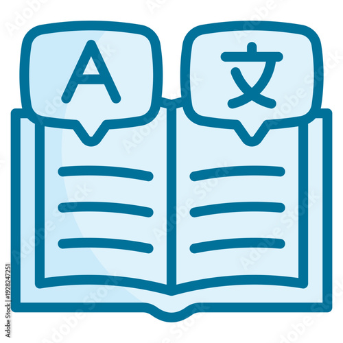 Language Book Icon