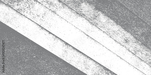 Diagonal textured grey and white abstract background with grainy overlay