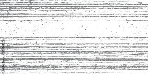 Gray horizontal textured lines and speckles on white background