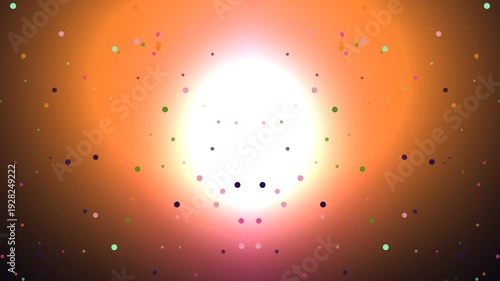 Vibrant Space Backgrounds with Bright Lights.