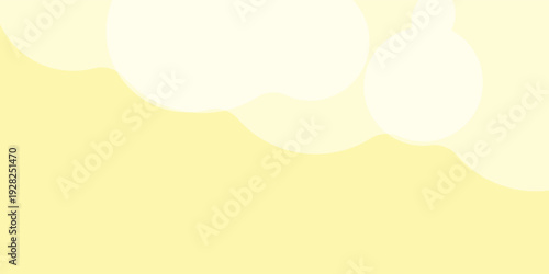 Soft pale yellow watercolor background with cloudy abstract texture.
