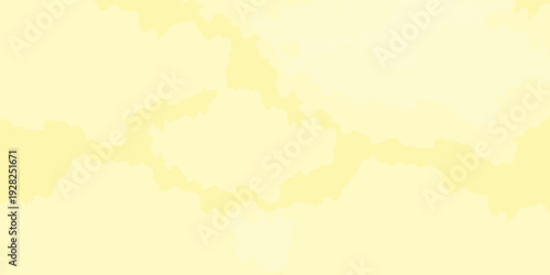 Soft pale yellow watercolor background with cloudy abstract texture.