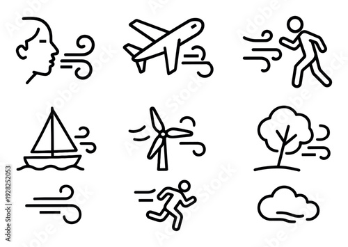 Windy Weather Icons