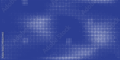 Illustration dark blue background with pop art dots pattern, sport style vector illustration, creative background