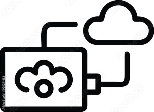 Networked data server with cloud storage connectivity for information processing