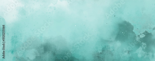 Abstract watercolor art background template. blue turquoise watercolor backdrop empty space for text, banner, presentation or product display graphic design
