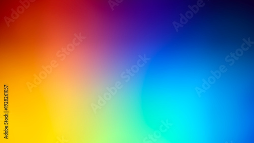 Vibrant rainbow gradient background. Smooth colorful abstract design for modern creative and digital projects
