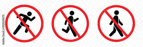 No pedestrian access sign icon vector. restricted entry symbol. vector illustration.