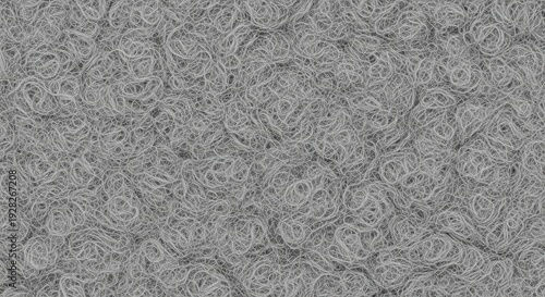 Abstract Gray Swirls and Loops Pattern Background Texture.
