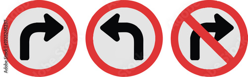 Roadtrafficsignsprohibitingturnsonroads