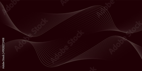 Artistic geometric line with colorful gradient background. perspectives of geometric abstraction.