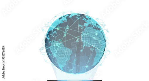 Global network earth icon