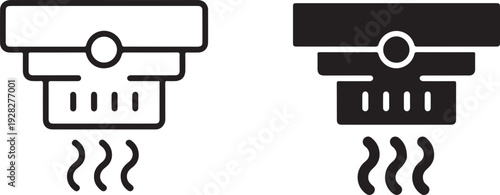 Air flow arrows. Blue cold wind stream, fresh water direction,Air Conditioner Cooling Icon Set Vector arrow icons set