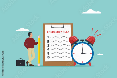 Plan and Time Concept