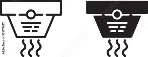 Air flow arrows. Blue cold wind stream, fresh water direction,Air Conditioner Cooling Icon Set Vector arrow icons set