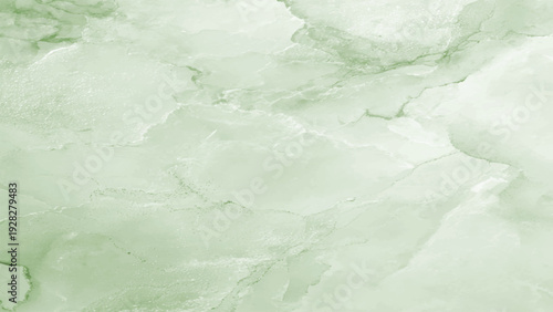 Soft green marble texture background with intricate patterns and subtle veining details
