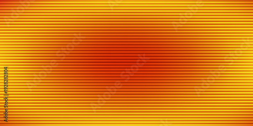 Red orange yellow ribbed glass. Vector ribbed glass texture background. Mesh gradient. acrylic ribbed bath surface. Reeded glass background semitransparent overlay. Bath wall window