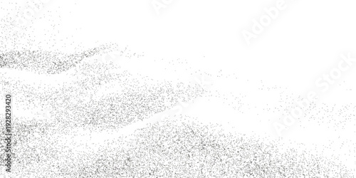 Abstract black and white grainy stipple texture background with distressed grunge effect for creative graphic design vector illustration