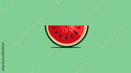 Fresh Slice of Watermelon Icon A Sweet and Juicy Summer Treat