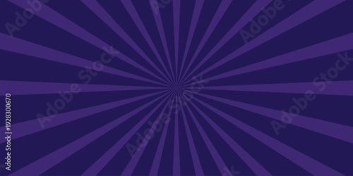 Deep Purple Sunburst Radial Pattern Background Abstract Geometric Rays Bursting Outward From Center vector