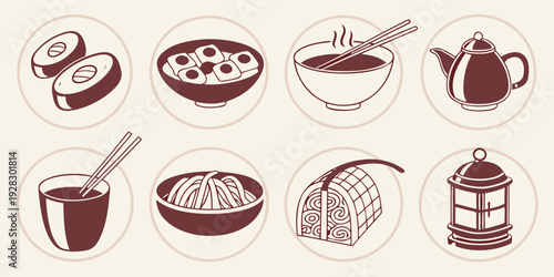 A delightful array of various desserts and sweet treats displayed in an appetizing manner Vector