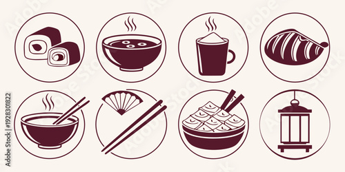 A delightful assortment of various desserts and sweets displayed in an appetizing manner Vector