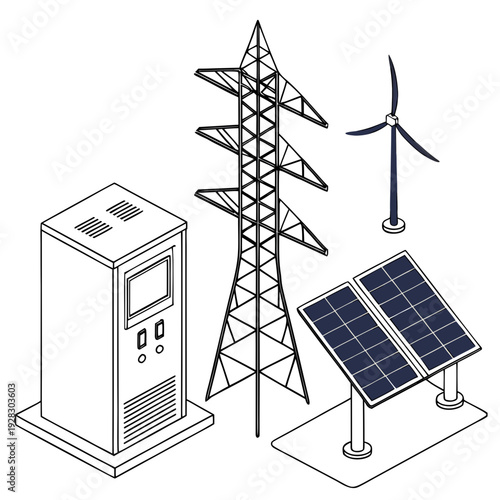 Of power infrastructure and renewable energy sources