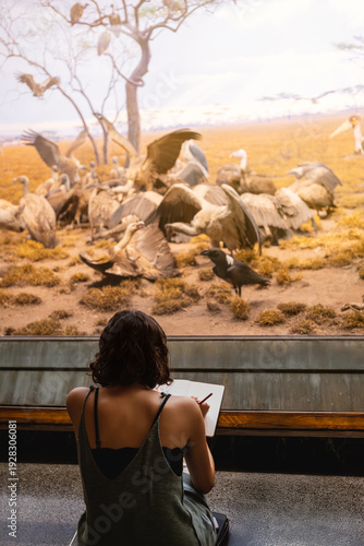Nature Observation and Sketching in a Bird-Filled Landscape