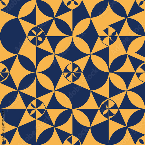 Ramadan Lanterns with Crescent Moon on Blue Background for Islamic Celebration. Ramadan Kareem ornate Islamic decorative frame with lanterns and bokeh effect. Ramadan kareem illustration with crescent