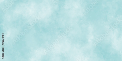 Dreamy Blue and Turquoise Abstract Watercolor Background Featuring Soft Misty Clouds, Hand Painted Splash Strokes, Gradient Ink Colors, Smooth Artistic Texture, and Calm Creative Backdrop.